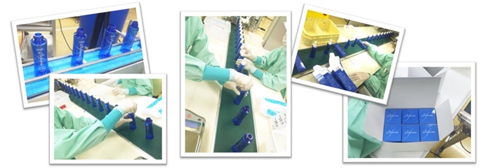 厳格な品質管理のもと国内の生産工場で製造